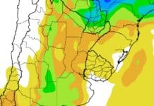 Perspectiva agroclimática hasta el 12 de noviembre