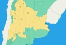 Alerta en el centro del país: tormentas fuertes, vientos intensos y actividad eléctrica
