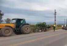 Un joven perdió la vida tras chocar con un tractor en plena madrugada
