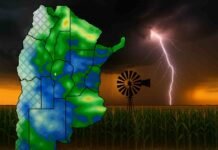 Pronóstico de lluvias hasta el 1 de diciembre