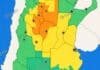 Se complica el clima: 13 provincias bajo alerta por tormentas fuertes y lluvias extraordinarias