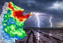 Pronóstico de lluvias hasta el 29 de diciembre