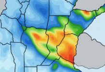 Pronóstico de lluvias hasta el 15 de diciembre