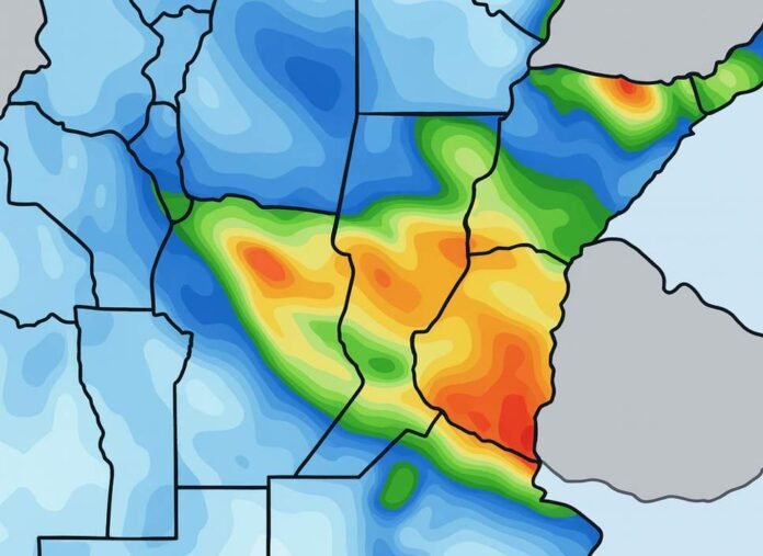 pronostico de lluvias hasta el 15 de diciembre