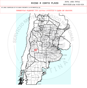 Doble aviso: tormentas fuertes con lluvias intensas, viento y granizo - Image 3