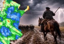 Pronóstico de lluvias hasta el 9 de febrero