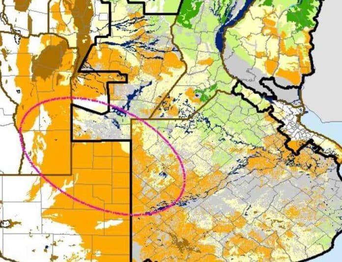 reservas de agua en el suelo
