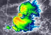 Emiten 11 Avisos Meteorológicos por tormentas fuertes, granizo y lluvias intensas