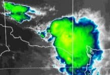 Emiten cuatro Avisos Meteorológicos por tormentas fuertes, lluvias intensas y granizo