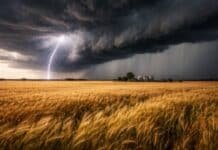 Hay Alerta Meteorológica por tormentas, algunas muy fuertes con actividad eléctrica, granizo, ráfagas y lluvias acumuladas de entre 40 y 70 mm