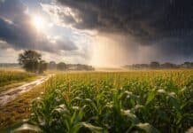 Calor por encima de lo habitual y lluvias normales marcan el rumbo de los cultivos de verano