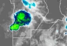 Aviso Meteorológico por tormentas fuertes con lluvias intensas, ráfagas y granizo