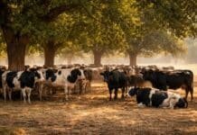 Olas de calor: una vaca puede tomar hasta 70 litros de agua por día y obligan a cambiar el manejo ganadero