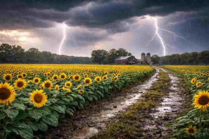 Lluvias intensas en el centro y norte de Argentina, con fuerte descenso térmico el jueves de la primera semana de marzo - Image 3