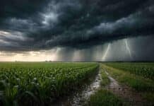 Tormentas localmente severas avanzan en 15 provincias con acumulados de 20 a 60 mm y riesgo de granizo