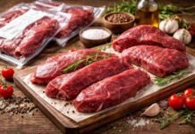 Carne de guanaco gana lugar en la Patagonia: lanzan jornada clave para convertirla en negocio y valor agregado Cortes premium de carne de guanaco envasados y listos para exportación, producto patagónico de alta calidad con potencial en mercados internacionales