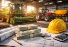 Se activan inversiones desde US$150.000: el agro suma beneficios fiscales y cambios laborales clave Inversión agroindustrial con maquinaria agrícola y equipamiento en planta, representando financiamiento y desarrollo productivo en el campo argentino