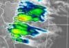Hasta 70 mm de lluvia y posible granizo en ocho provincias bajo alerta