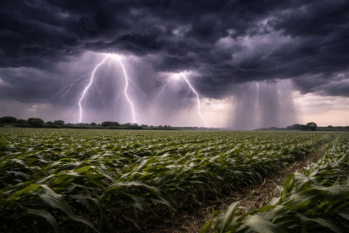 tormentas fuertes con lluvias de hasta 50 mm en 12 provincias