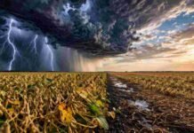Tormentas fuertes y lluvias durante 48 horas complican al campo en la zona núcleo y el norte Tormentas fuertes con lluvias avanzan sobre soja lista para cosecha en la zona núcleo con contraste de clima seco y húmedo