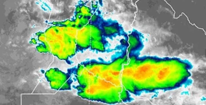 Tormentas intensas con núcleos de lluvia sobre regiones productivas del centro del país, con impacto en el campo argentino