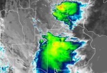 Tormentas fuertes sobre la zona núcleo: lluvias intensas y granizo en Buenos Aires, Córdoba, Santa Fe y La Pampa Tormentas fuertes avanzando sobre la zona núcleo con lluvias intensas y riesgo de granizo según radar satelital