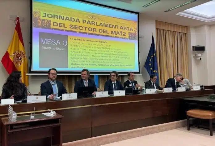 Reunión de Maizall en Europa con representantes del sector del maíz debatiendo biotecnología y políticas agrícolas