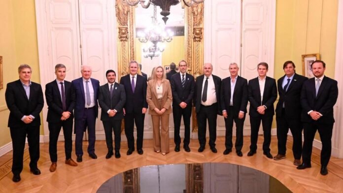 Funcionarios y referentes del sector cárnico en reunión oficial en Casa Rosada para impulsar exportaciones de carne a Estados Unidos
