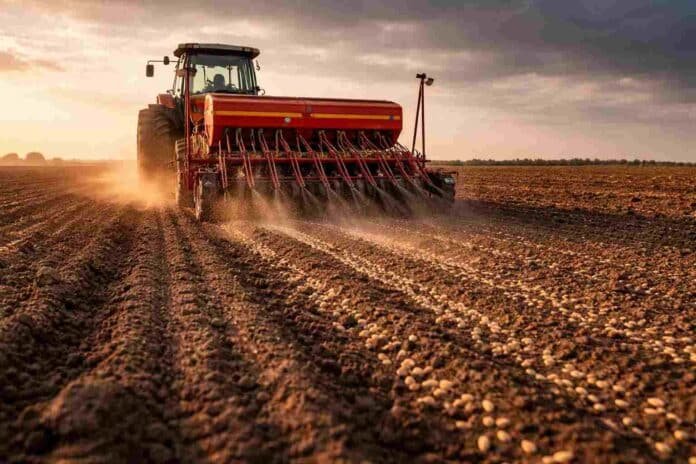 siembra-trigo-maquinaria-agricola-campana-2026-ruralnet Siembra de trigo con maquinaria agrícola en lote productivo durante la campaña 2026, implantación del cultivo en condiciones de campo.