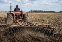 El empleo rural en crisis: hasta 70% en negro y salarios corren detrás de la canasta básica Tractor Zanello sin cabina trabajando con rastra de discos desencontrados en un campo agrícola argentino