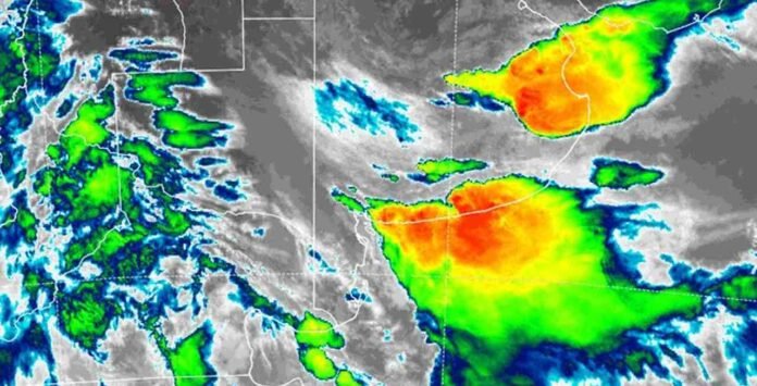 Imagen satelital de tormentas intensas sobre Argentina con núcleos convectivos activos y alta actividad meteorológica según el SMN