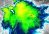 El SMN activa tres avisos meteorológicos por tormentas fuertes en el NEA Imagen satelital de una tormenta severa de gran desarrollo sobre el noreste argentino, con núcleos convectivos intensos y alta actividad atmosférica asociados a lluvias fuertes, ráfagas y posible granizo