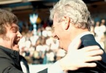 Apoyo con reparos: qué dijeron las entidades rurales sobre Milei Javier Milei saluda a Nicolás Pino durante la inauguración oficial de la Exposición Rural 2026 en Palermo.