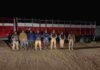 Hallan en Córdoba toda la hacienda de una estafa millonaria iniciada en Entre Ríos Personal policial junto a un camión jaula utilizado en el operativo de recuperación de hacienda bovina vinculada a una presunta estafa ganadera en Córdoba.