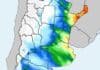 Pronóstico de lluvias hasta el 10 de agosto: el NEA y el este pampeano, otra vez con los mayores acumulados Mapa del pronóstico de lluvias en Argentina con mayores acumulados en el noreste y el este de la región Pampeana.