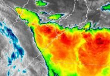 Se intensifica el temporal: nueve zonas están bajo aviso inmediato