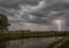 Córdoba cerró julio con lluvias escasas y muy desiguales Campo de Córdoba bajo lluvias aisladas y tormenta, en un julio con precipitaciones escasas y desiguales.