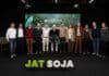 Soja: una brecha de rinde del 34% abre margen para crecer sin sumar hectáreas Foto grupal de especialistas y referentes durante la Jornada de Actualización Técnica JAT Soja 2026, realizada por DONMARIO.