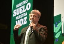 Aapresid inauguró su Congreso y pidió transformar más producción en origen Marcelo Torres, presidente de Aapresid, habla durante la apertura del Congreso Aapresid 2026 en Rosario.