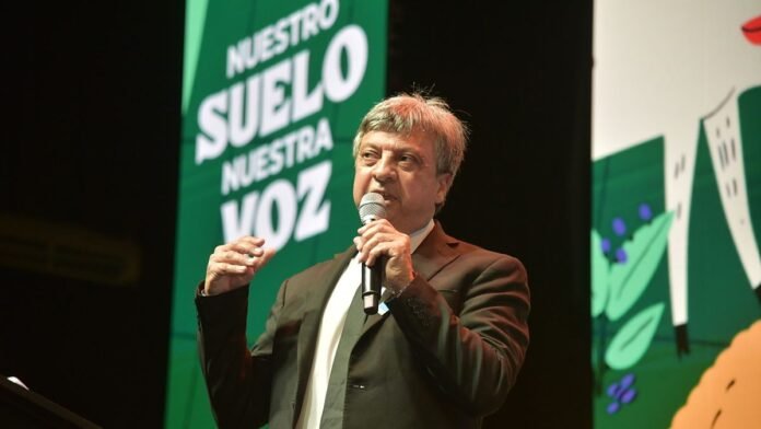 marcelo-torres-aapresid-1200x675 Marcelo Torres, presidente de Aapresid, habla durante la apertura del Congreso Aapresid 2026 en Rosario.