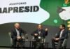 Iraeta anticipó más cambios normativos para reducir costos y trabas al productor Funcionarios participan de un panel sobre competitividad y reglas de juego para el agro en el Auditorio Aapresid.