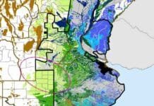 Vuelven los excesos hídricos al Litoral y gran parte de Santa Fe Mapa de reservas de agua en el suelo para trigo temprano, con excesos hídricos en el Litoral, Santa Fe y sectores de Buenos Aires.
