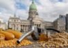 Bioetanol: el Senado busca acelerar la suba del corte del 12% al 15% en los combustibles Congreso Nacional, maíz, soja y combustible para representar el debate legislativo sobre biocombustibles.