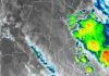Tormentas fuertes avanzan sobre Corrientes, Chaco y Santa Fe Imagen satelital de tormentas fuertes sobre Corrientes, Chaco y el norte de Santa Fe, con núcleos intensos de lluvia y posible granizo.