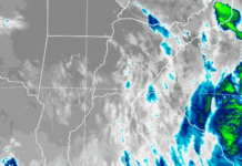 El SMN emitió avisos a corto plazo por tormentas y granizo en el norte de Misiones Imagen satelital de tormentas sobre Misiones y el noreste argentino, con núcleos de fuerte desarrollo nuboso.