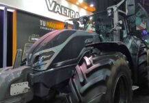 Valtra mostró en Aapresid 2026 su gama CVT de alta potencia y soluciones en pulverización Tractor Valtra exhibido en el stand de la marca durante el Congreso Aapresid 2026, con foco en su diseño y tecnología para trabajos agrícolas de alta potencia.