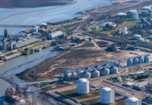 Milei visitó el proyecto agroindustrial de US$400 millones que ampliará la molienda de soja y girasol Vista aérea del complejo agroindustrial y portuario de Louis Dreyfus Company en Bahía Blanca, donde se proyecta una nueva planta para procesar soja y girasol.