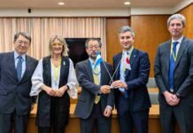 Carne argentina a Japón: cerraron el acuerdo sanitario y se abre el acceso desde todo el país Autoridades de Argentina y Japón durante una reunión bilateral vinculada al acuerdo sanitario para ampliar el acceso de la carne bovina argentina al mercado japonés.