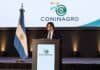 CONINAGRO celebró 70 años con una agenda federal Lucas Magnano, presidente de CONINAGRO, durante su discurso por el 70° aniversario de la entidad en la Bolsa de Cereales de Buenos Aires.