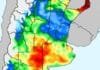 Lluvias hasta el 12 de octubre: dónde se esperan los mayores acumulados Mapa de distribución de las lluvias previstas hasta el 12 de octubre en el centro y norte de Argentina